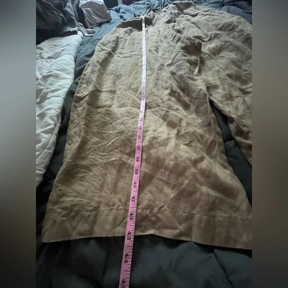 Ozma deia tan linen jumpsuit size small - Picture 15 of 15